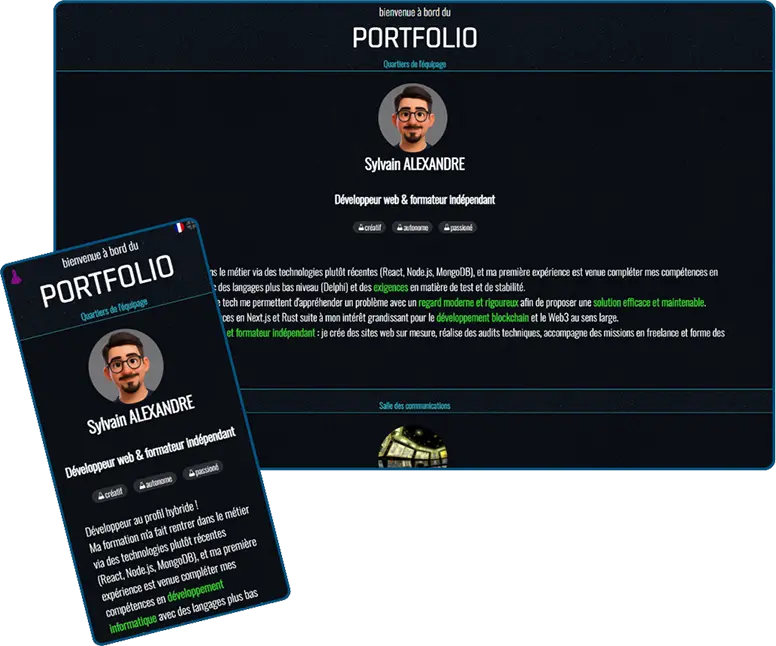 illustration de Portofolio Sylvain Alexandre